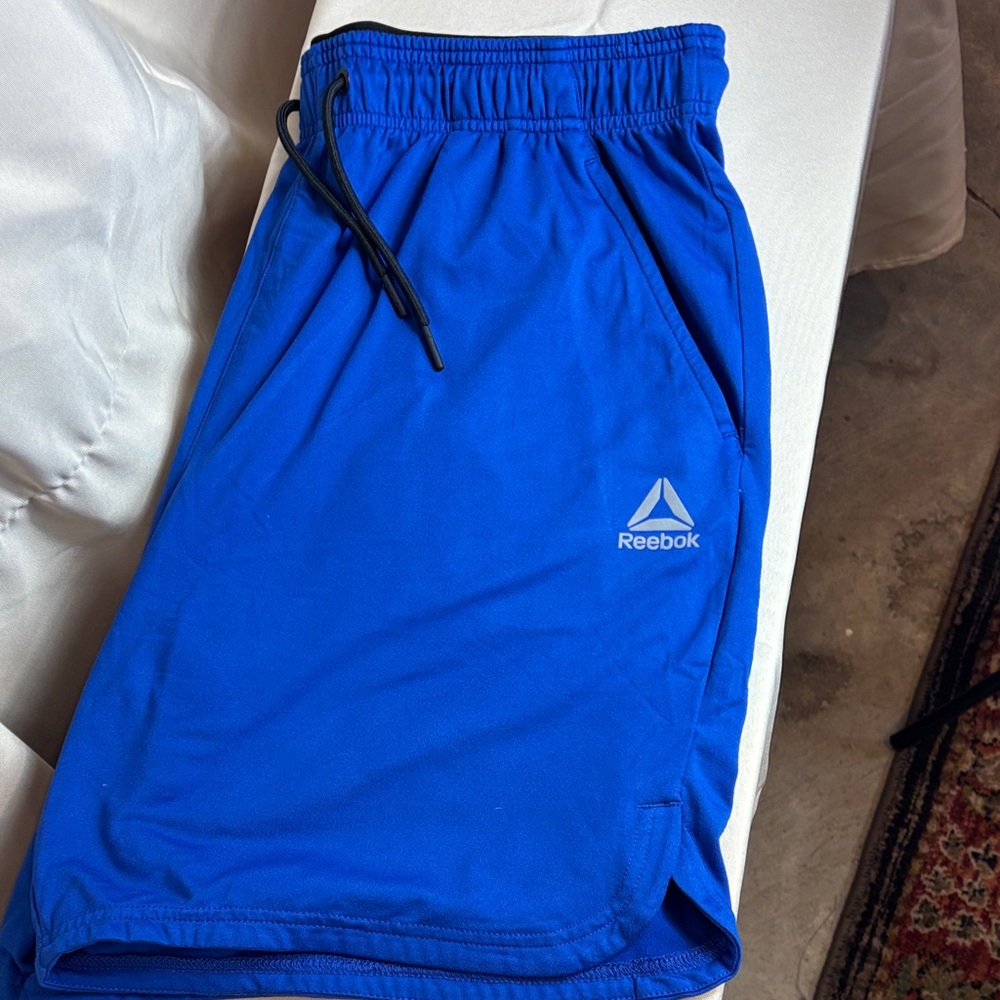 Reebok Men's Vibrant Blue Sports Shorts